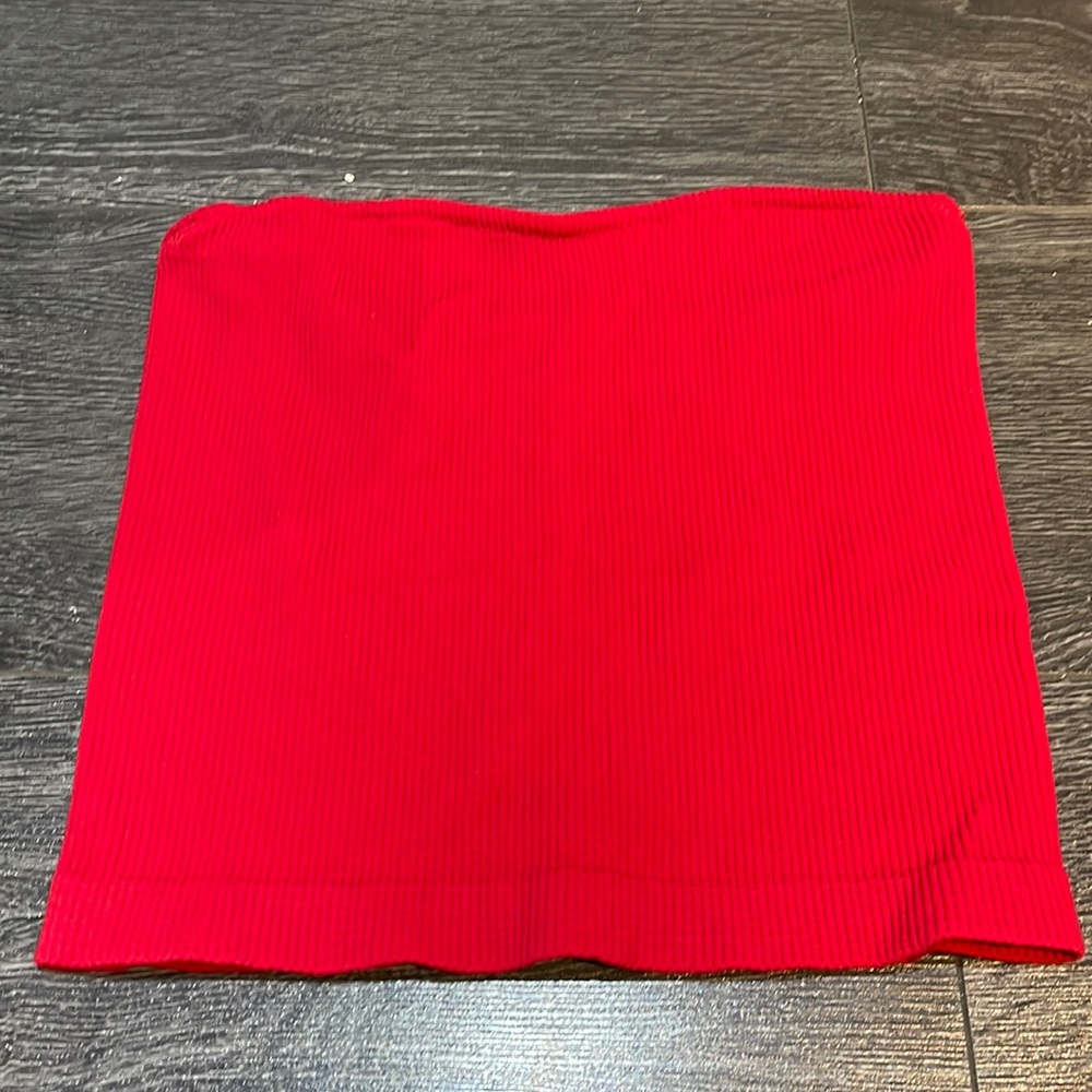 DYNAMITE Red bandeau top